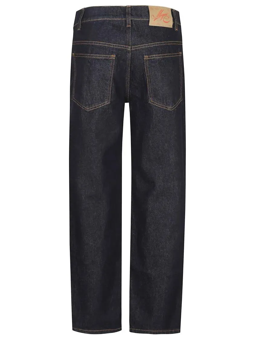MSGM - Ankle Cut Denim Jeans - Größe 38 - schwarz – Bild 2