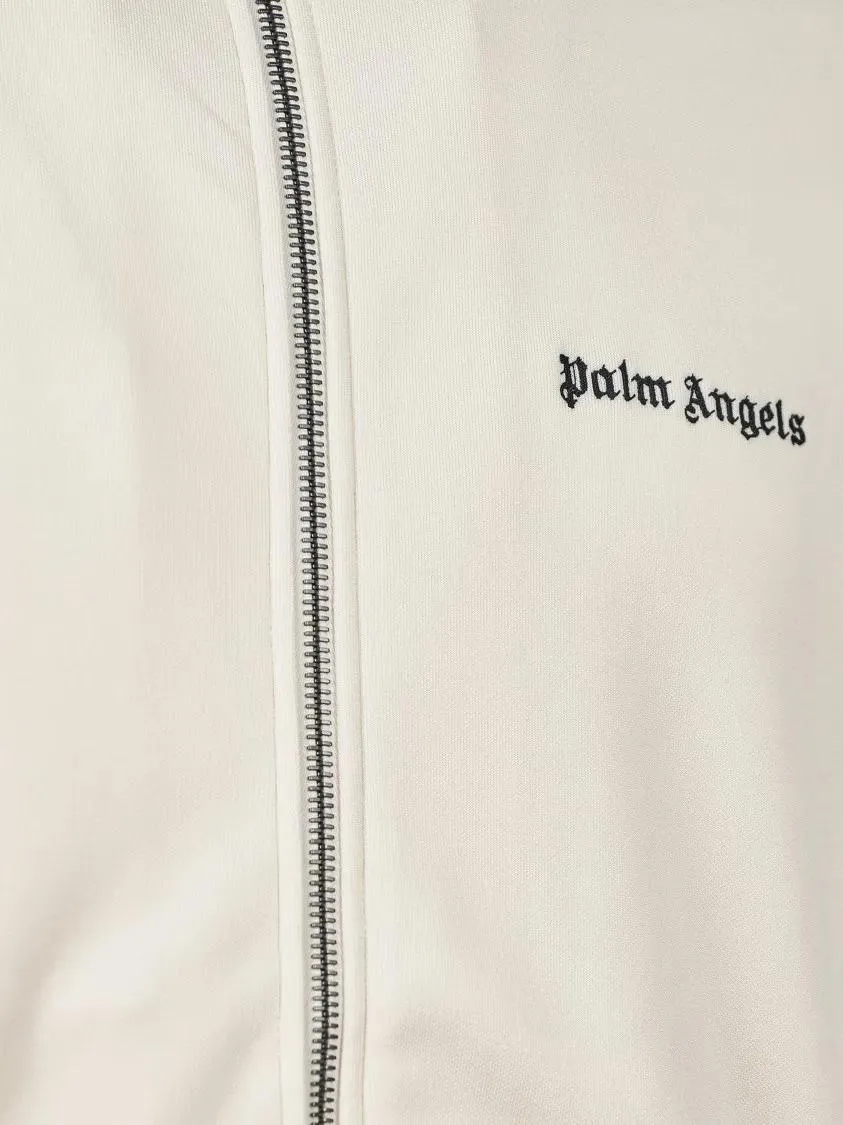 Palm Angels - Classic Logo Track Jacket With High Collar And Sty - Größe S - grau – Bild 2