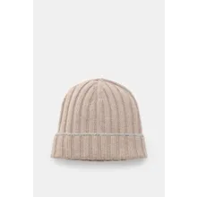 Brunello Cucinelli - Herren - Cashmere Mütze taupe meliert Brunello Cucinelli - Herren - Cashmere Mütze taupe meliert