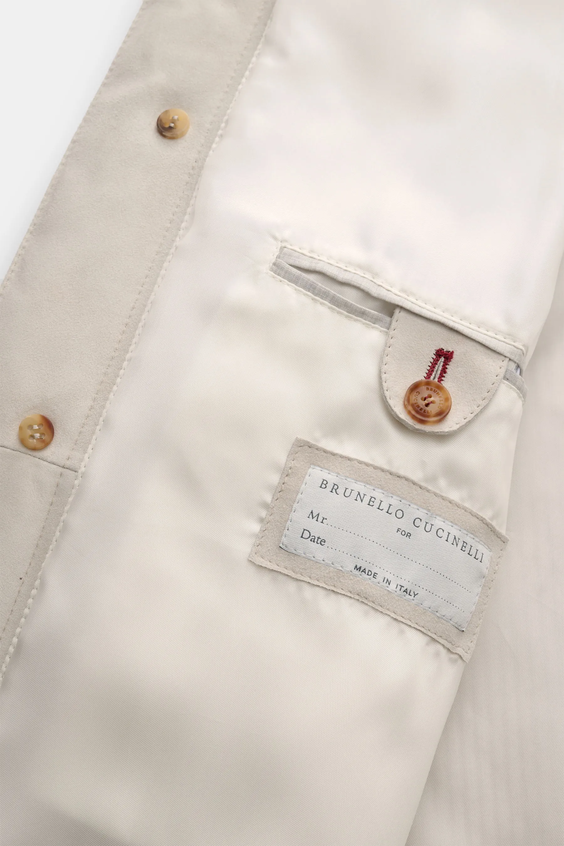 Brunello Cucinelli - Herren - Cashmere Strickblouson sand – Bild 6
