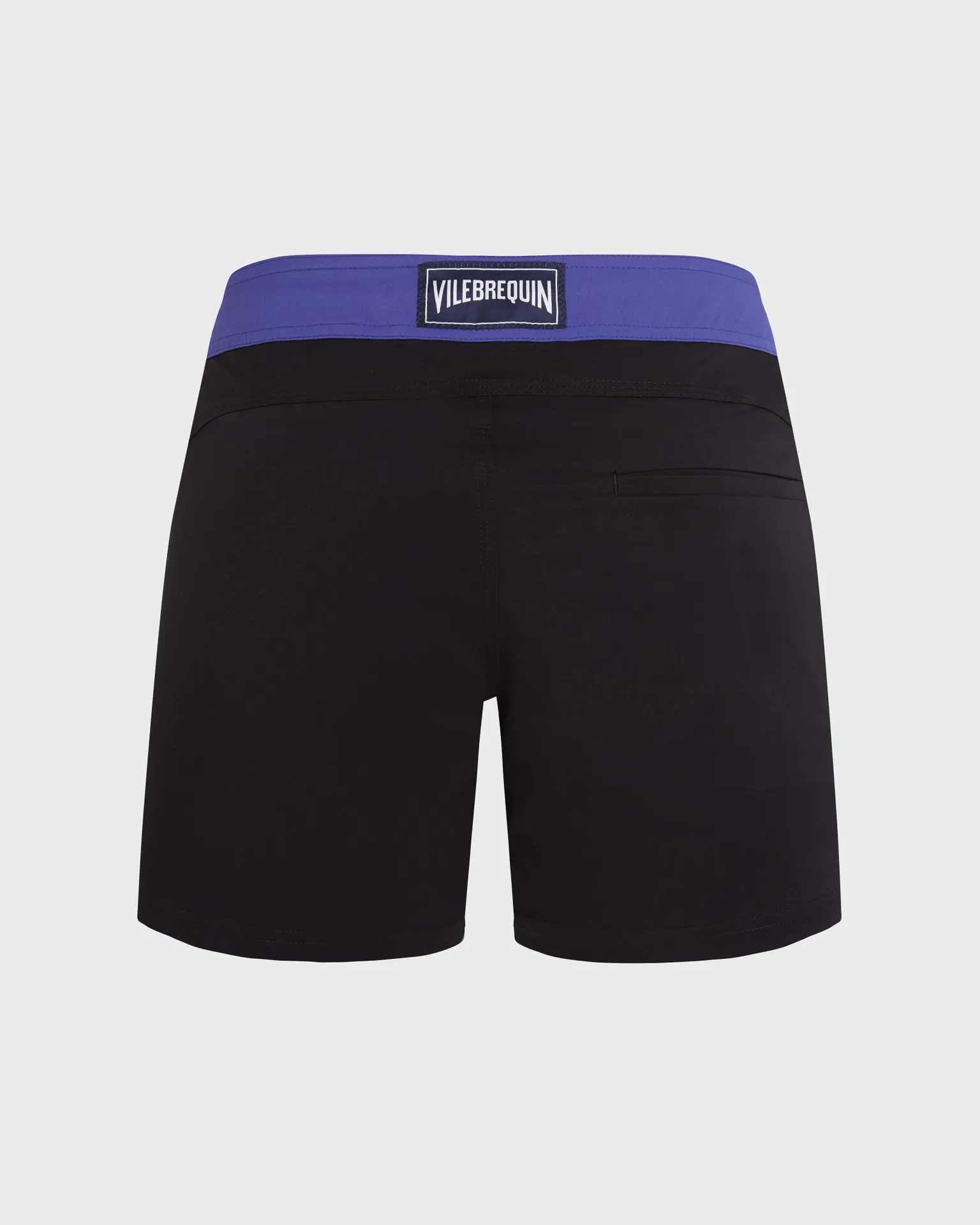 Vilebrequin - Color Block Stretch-badeshorts Mit Flachem Bund Für Herren - Bademode - Merle - Schwarz - Größe L – Bild 2