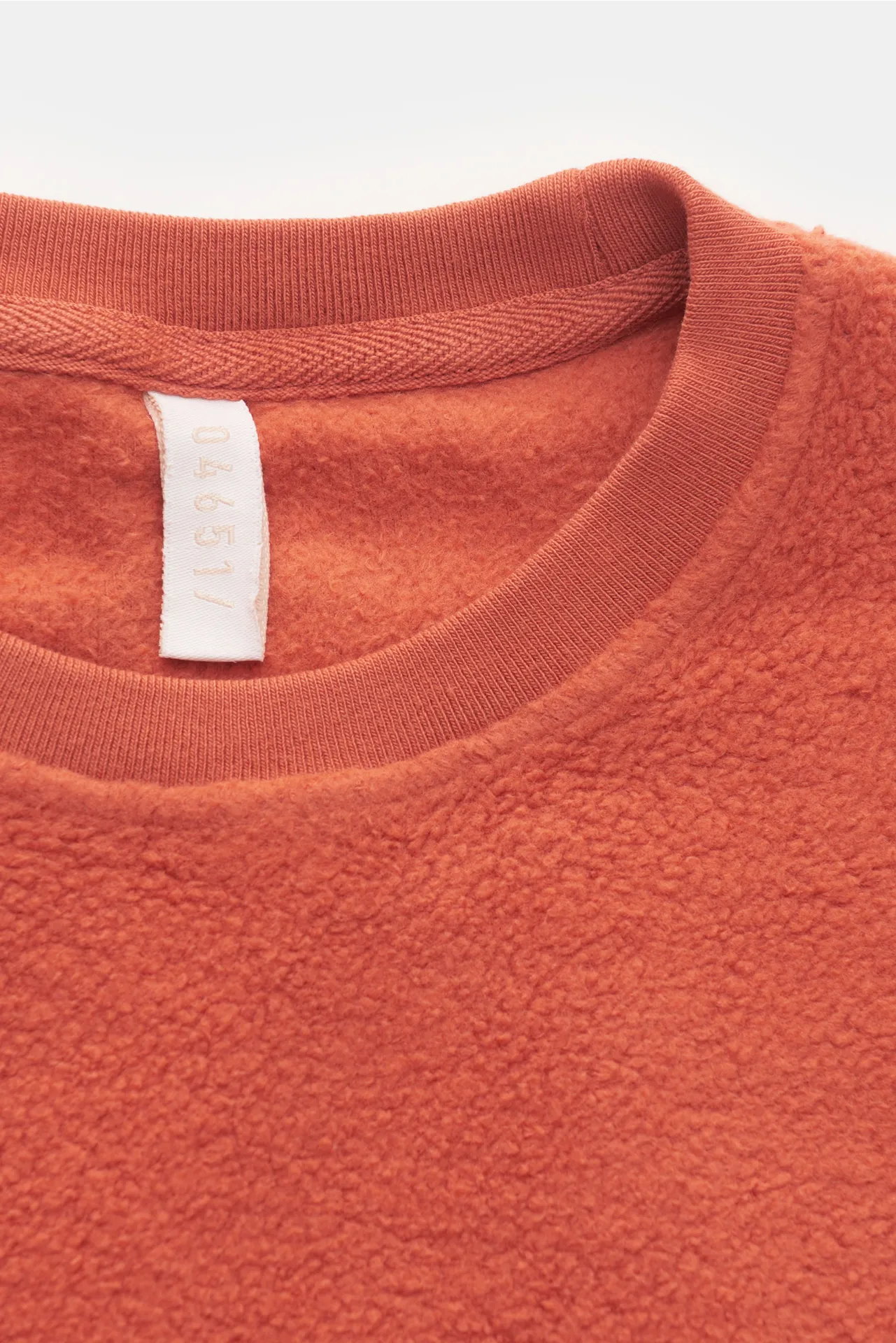 04651/ A trip in a bag - Herren - Kinder Fleece-Rundhals-Sweatshirt 'Oyster Kids PF Crew' orange – Bild 2