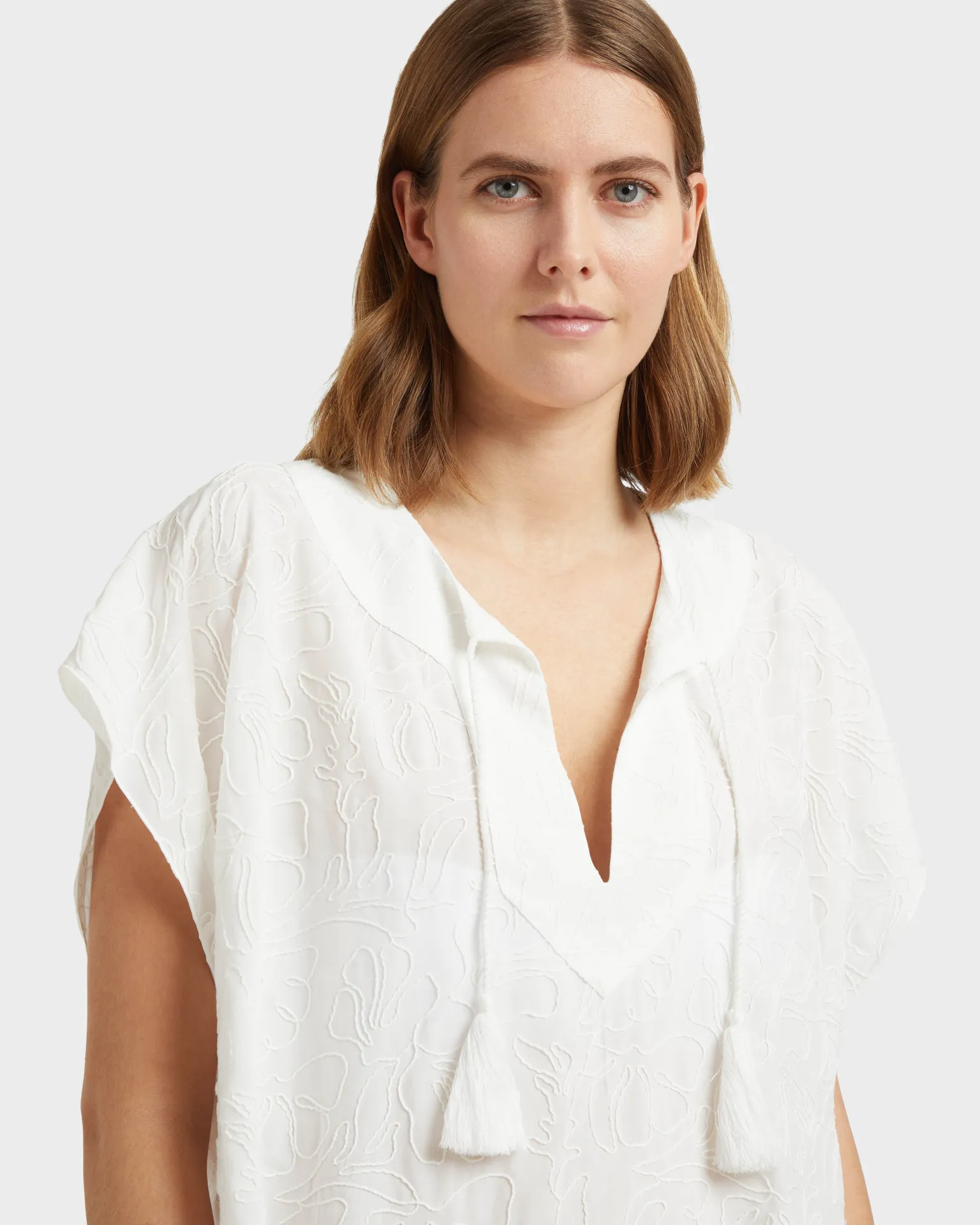 Vilebrequin - Seashells Hemd Aus Viskose Für Damen - Hemd - Fritz - Weiss - Größe L – Bild 6