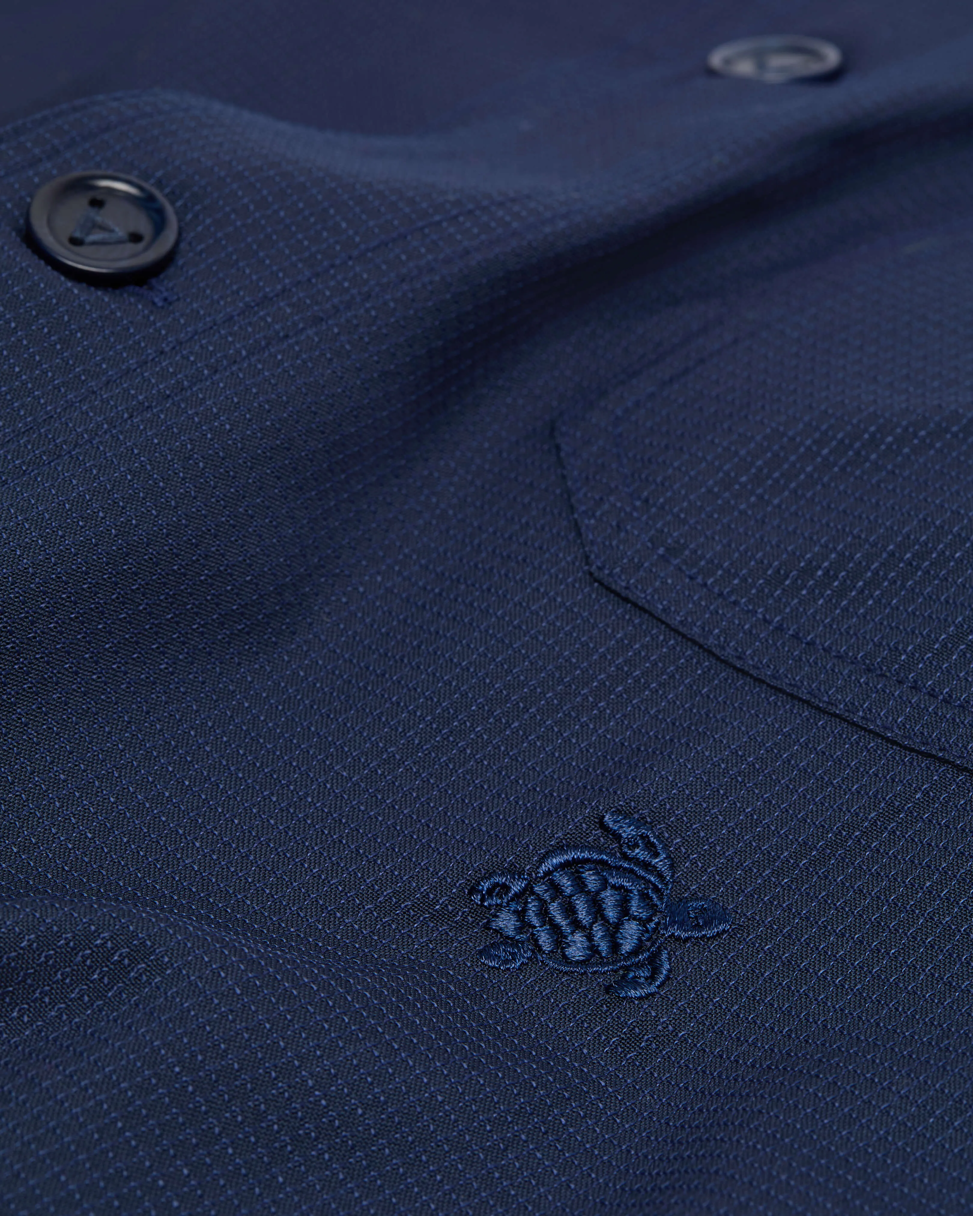 Vilebrequin - Micro Carreaux Herren-overshirt Aus Wolle - Jacke - Corentin - Blau - Größe XXL – Bild 5