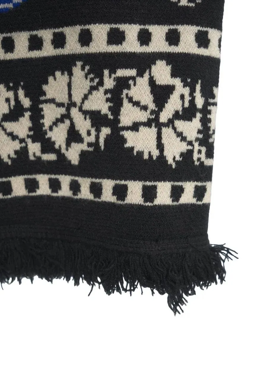 Farm Rio - Knit dress with floral pattern - Größe S - schwarz – Bild 3