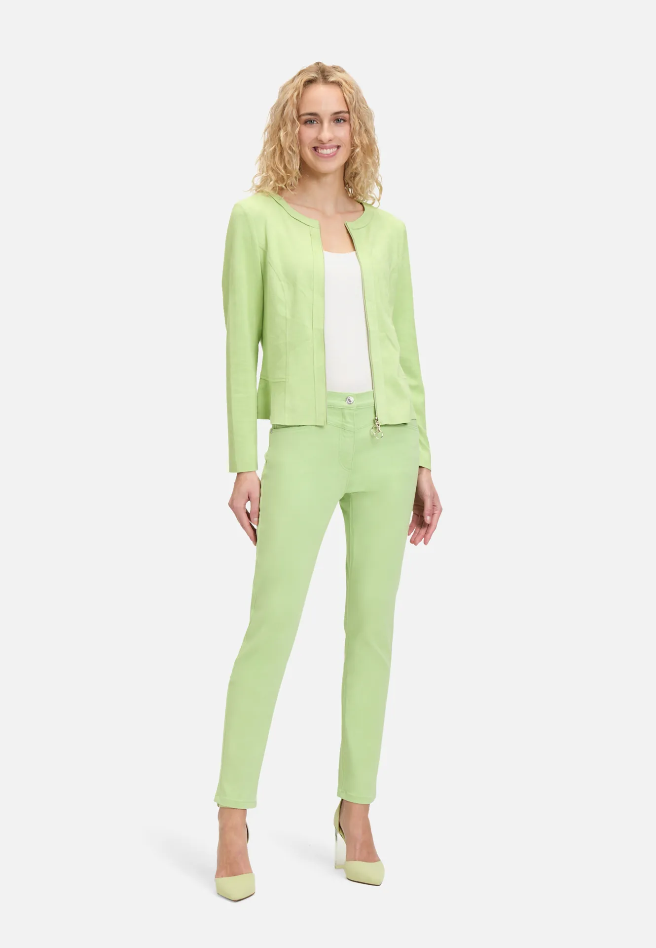 Blazer-Jacke mit Reißverschluss – Bild 2