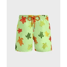 Vilebrequin - Tortues Multicolore Badeshorts Mit Stickerei Für Herren – Limitierte Serie - Bademode - Mistral - Grün - Größe 4XL Vilebrequin - Tortues Multicolore Badeshorts Mit Stickerei Für Herren – Limitierte Serie - Bademode - Mistral - Grün - Größe 4XL