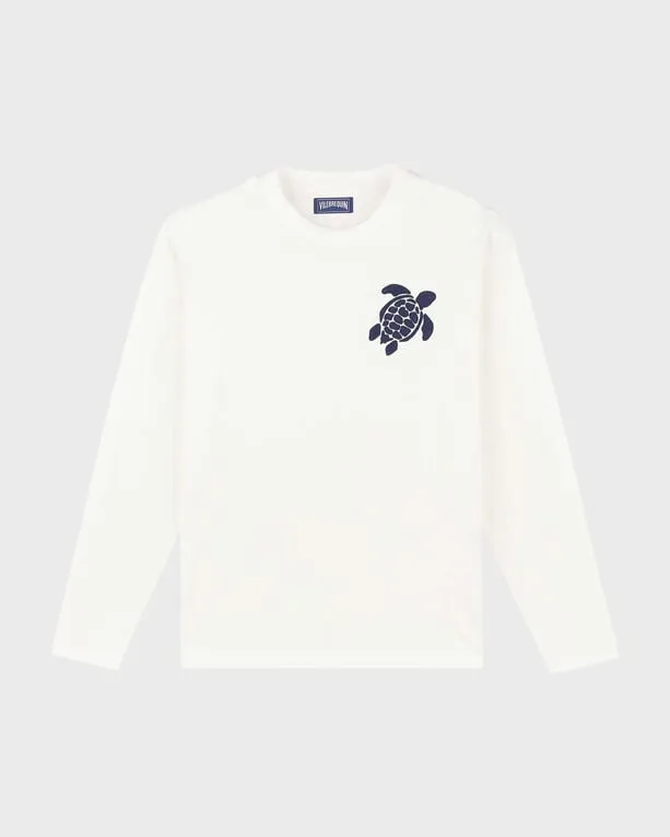 Vilebrequin - Langärmeliges T-shirt Aus Baumwolle Für Herren - T-shirt - Ales - Weiss - Größe XXXL Vilebrequin - Langärmeliges T-shirt Aus Baumwolle Für Herren - T-shirt - Ales - Weiss - Größe XXXL