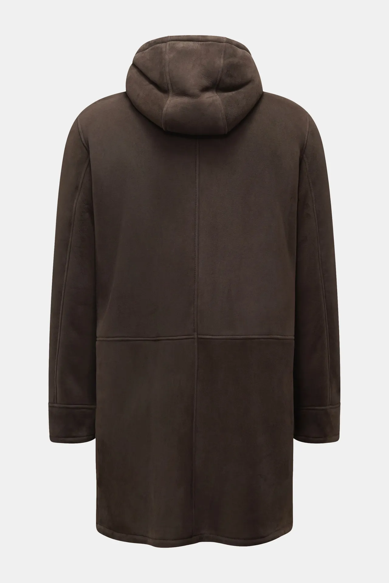 Arma - Herren - Lammfellmantel 'Mias' dunkelbraun – Bild 2