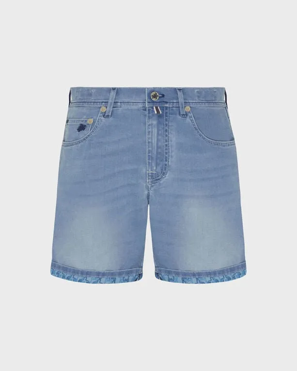 Vilebrequin - Turtles Net Denim-bermudashorts Für Herren - Bermuda - Garonne - Blau - Größe 30 Vilebrequin - Turtles Net Denim-bermudashorts Für Herren - Bermuda - Garonne - Blau - Größe 30