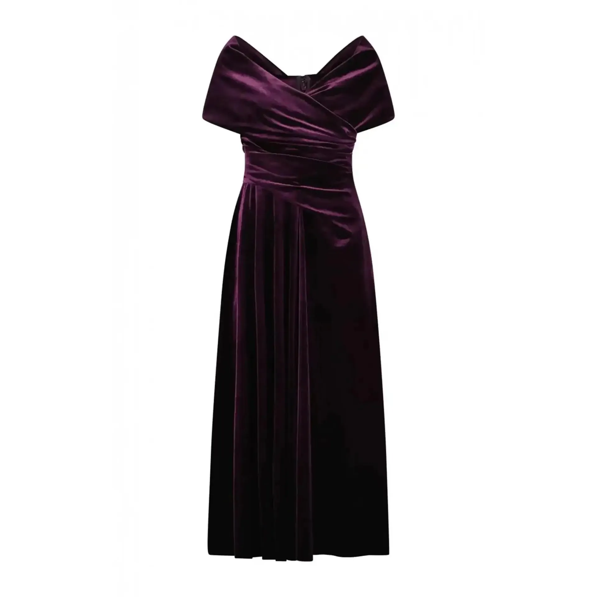 Talbot Runhof - Abenkleid in Samt - Größe 34 - violett Talbot Runhof - Abenkleid in Samt - Größe 34 - violett