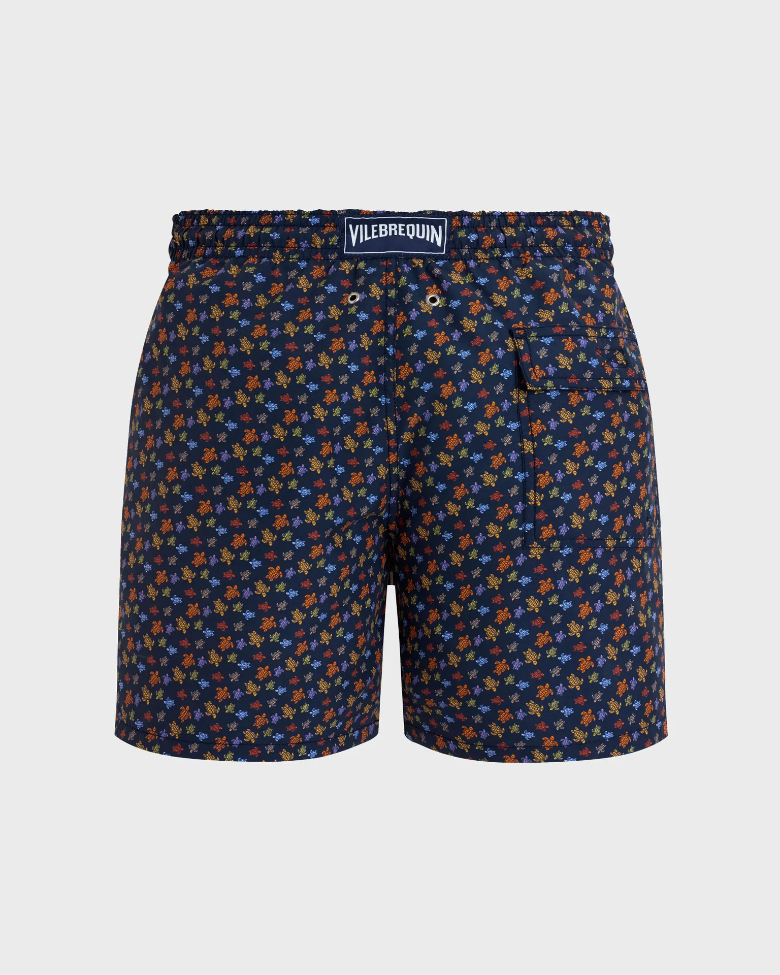 Vilebrequin - Micro Ronde Des Tortues Badeshorts Für Herren - Bademode - Moorea - Orange - Größe M – Bild 2