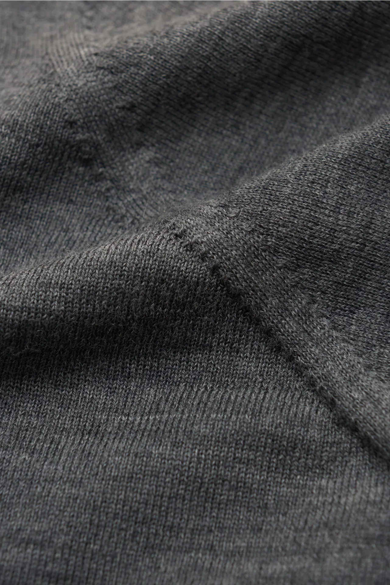 Brunello Cucinelli - Herren - V-Neck Pullover dunkelgrau – Bild 4