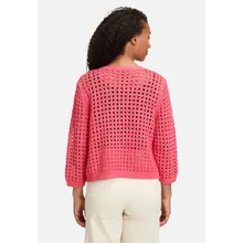 Casual-Strickjacke mit Effektgarn Casual-Strickjacke mit Effektgarn