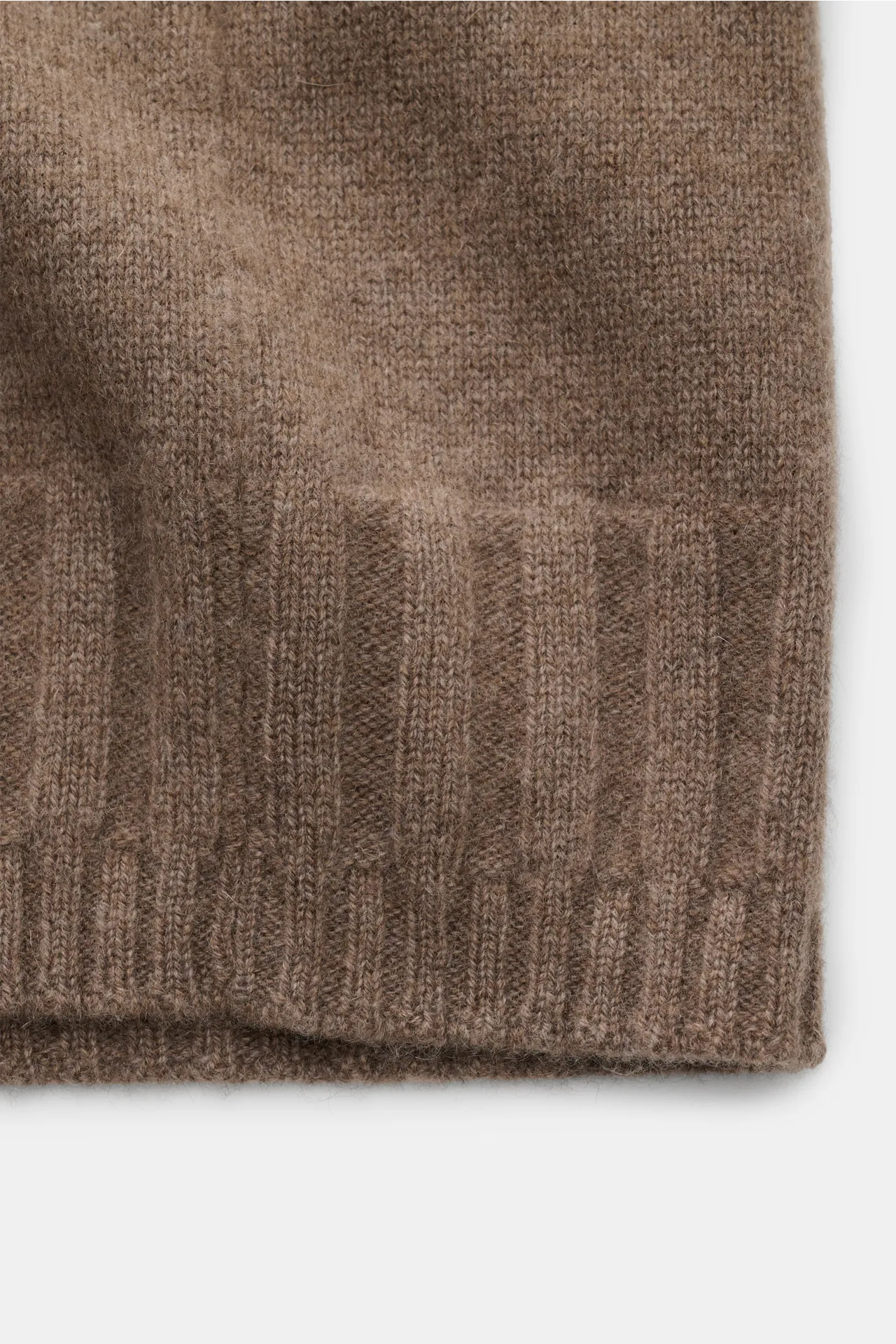 Lunaria Cashmere - Herren - Cashmere Strickjacke graubraun – Bild 5