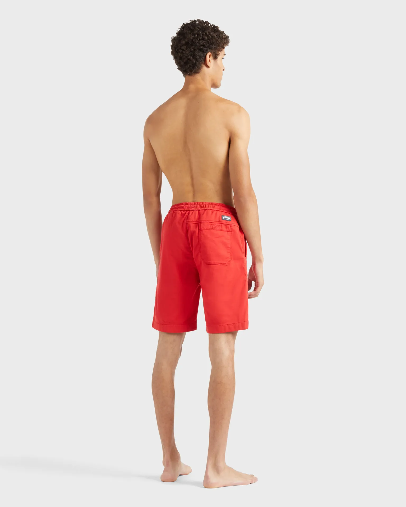 Vilebrequin - Turtle Stretch-bermudashorts Aus Baumwolle Für Herren - Bermuda - Levant - Rot - Größe 36 – Bild 4