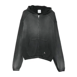 Roa - Textured Black Zip-Up Sweater - Größe M - grau Roa - Textured Black Zip-Up Sweater - Größe M - grau