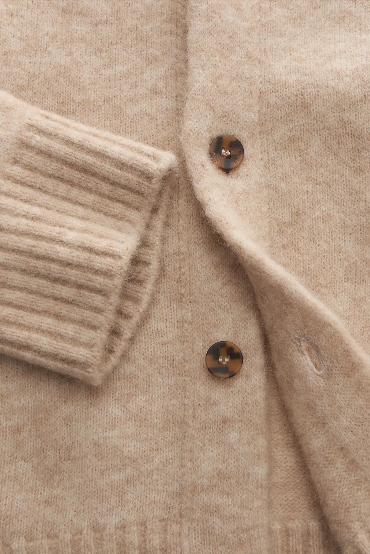 Laneus - Herren - Cardigan beige meliert – Bild 3