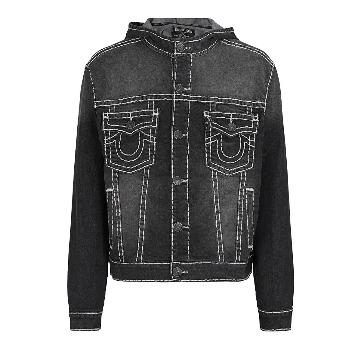 True Religion - Jeansjacke - Größe XXL - schwarz True Religion - Jeansjacke - Größe XXL - schwarz