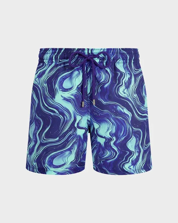 Vilebrequin - Marble Badeshorts Für Herren - Bademode - Moorea - Blau - Größe XXXL Vilebrequin - Marble Badeshorts Für Herren - Bademode - Moorea - Blau - Größe XXXL