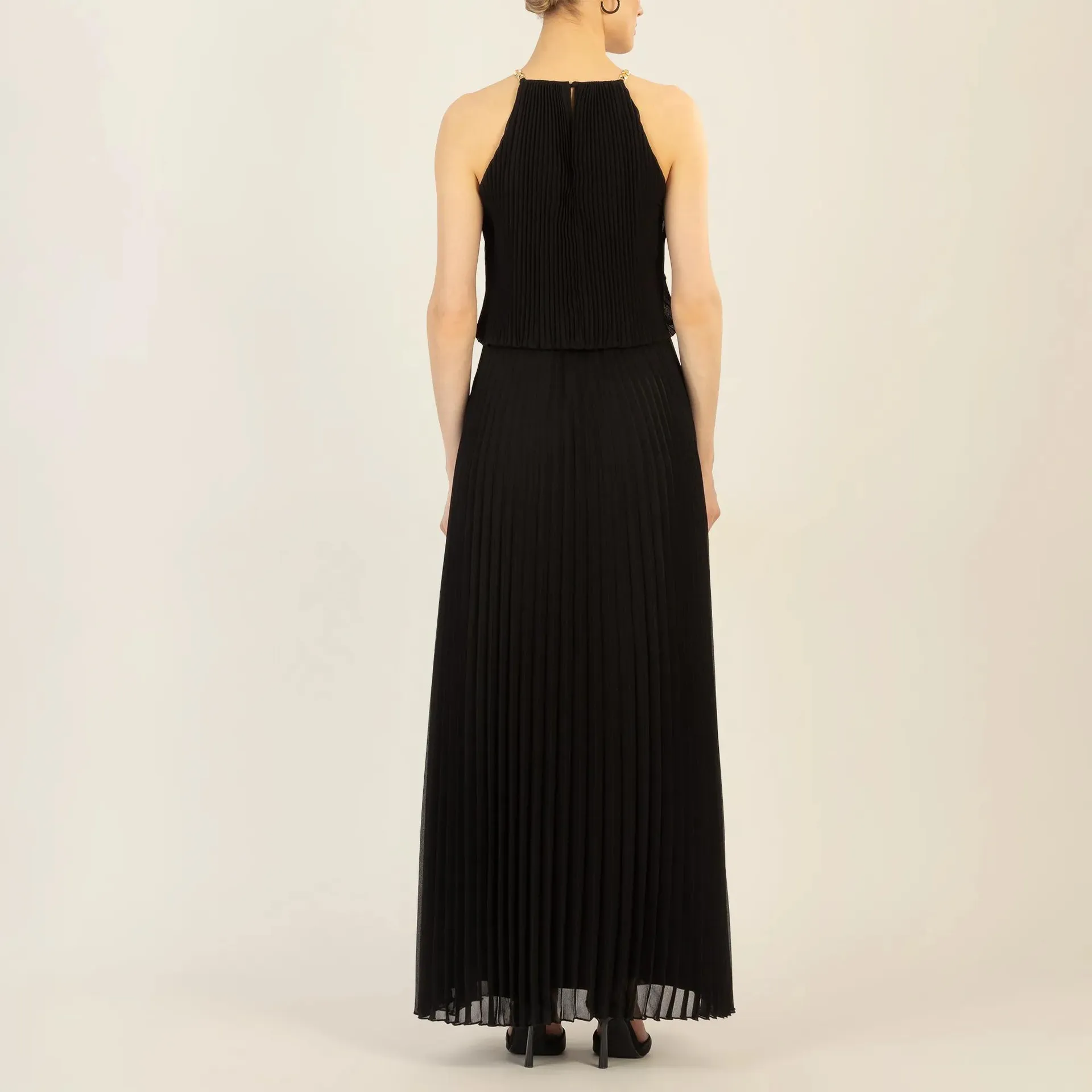 Apart - Plisseekleid - Größe 40 - schwarz – Bild 2