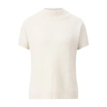 Iris von Arnim - Kurzarmpullover Eglantine aus Kaschmir & Seide - Größe L - creme Iris von Arnim - Kurzarmpullover Eglantine aus Kaschmir & Seide - Größe L - creme