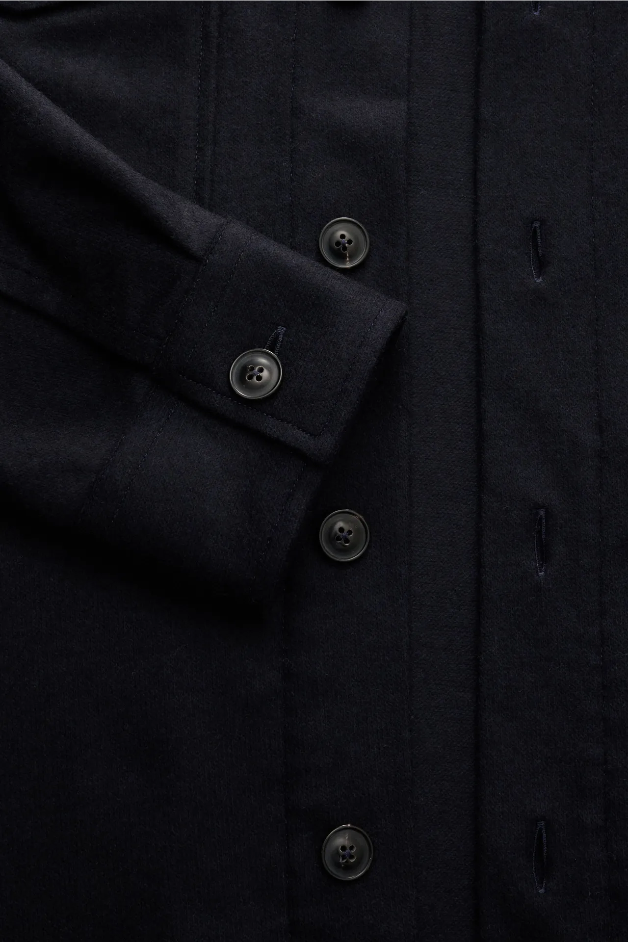 Windsor - Herren - Cashmere Overshirt 'Osimo' dark navy – Bild 3