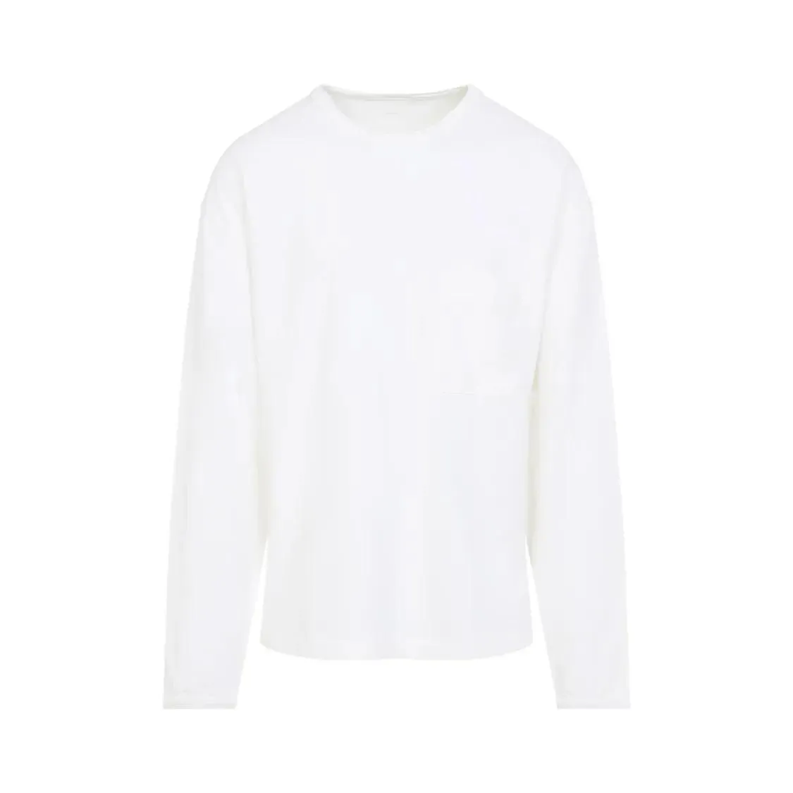 Lemaire - Long Sleeve White Cotton T-Shirt - Größe M - weiß Lemaire - Long Sleeve White Cotton T-Shirt - Größe M - weiß