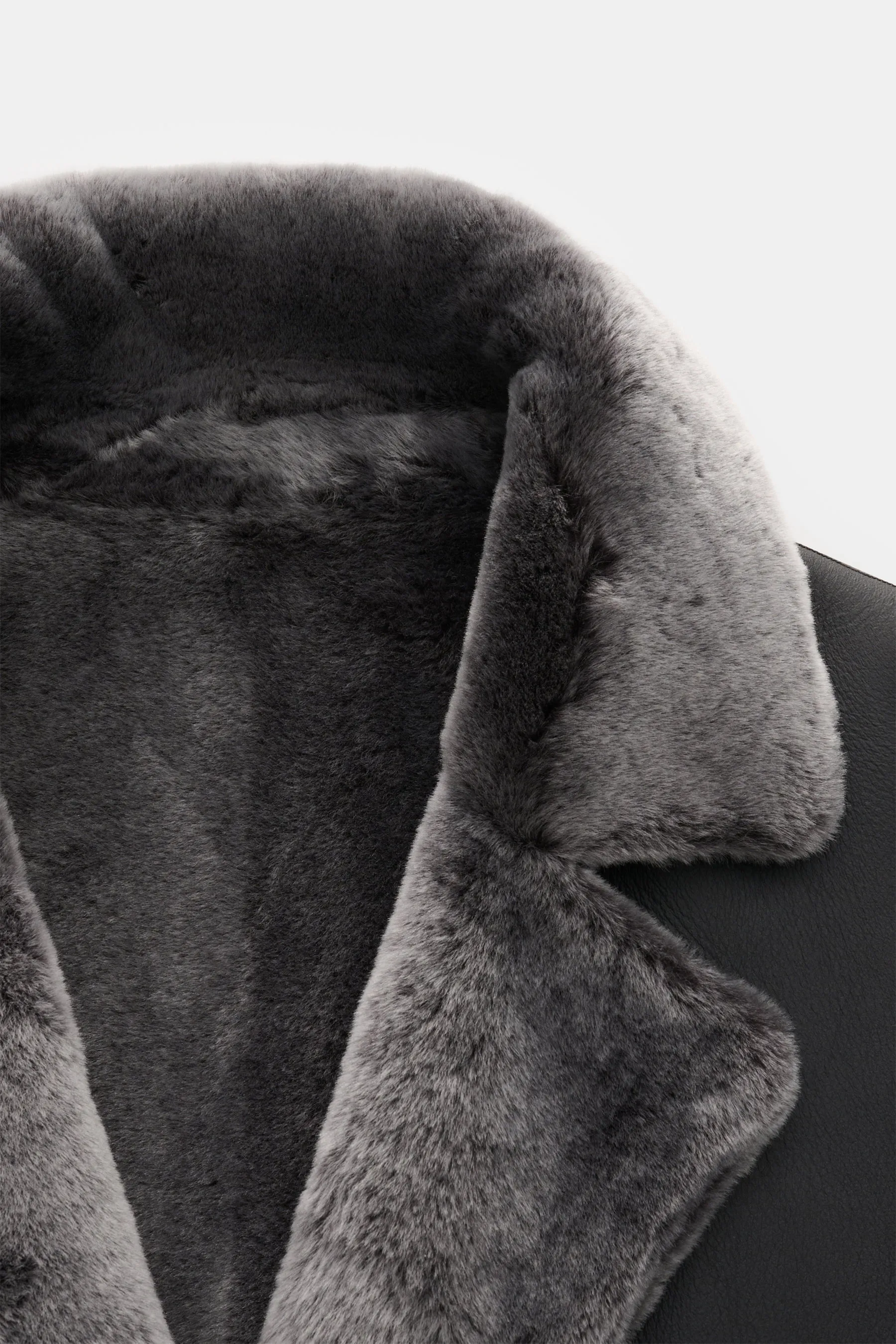 Manzoni 24 - Herren - Lammfellmantel anthrazit – Bild 3