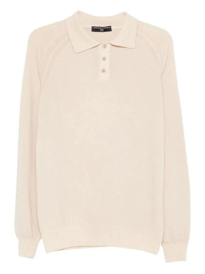 Daniele Fiesoli - Fine-Knit Wool And Cashmere Sweater - Größe XXL - beige Daniele Fiesoli - Fine-Knit Wool And Cashmere Sweater - Größe XXL - beige