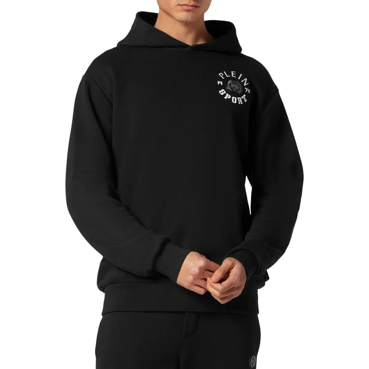 Plein Sport - Hoodie - Größe XL - schwarz – Bild 4
