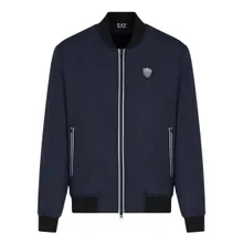Emporio Armani - Navy Blue Nylon Bomber Jacket - Größe XL - blau Emporio Armani - Navy Blue Nylon Bomber Jacket - Größe XL - blau