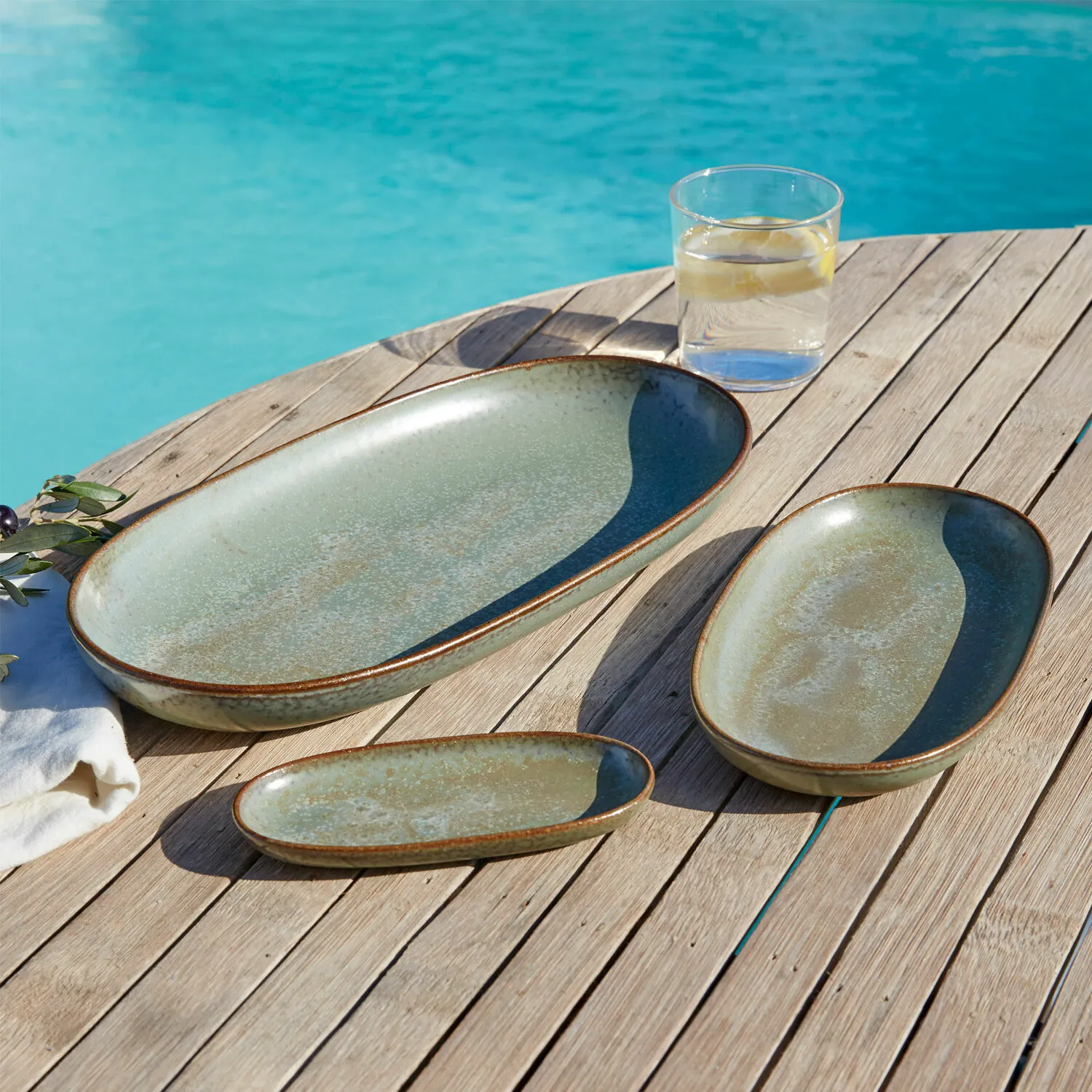 Servierplatte 3er Set Biarré – Bild 2