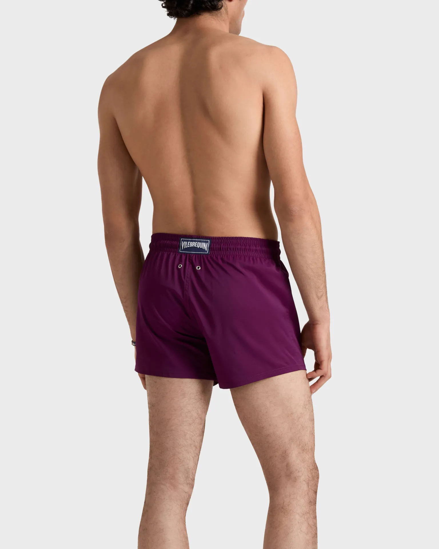 Vilebrequin - Kurze Und Figurbetonte Einfarbige Stretch-bademode Für Herren - Bademode - Man - Violett - Größe M – Bild 4