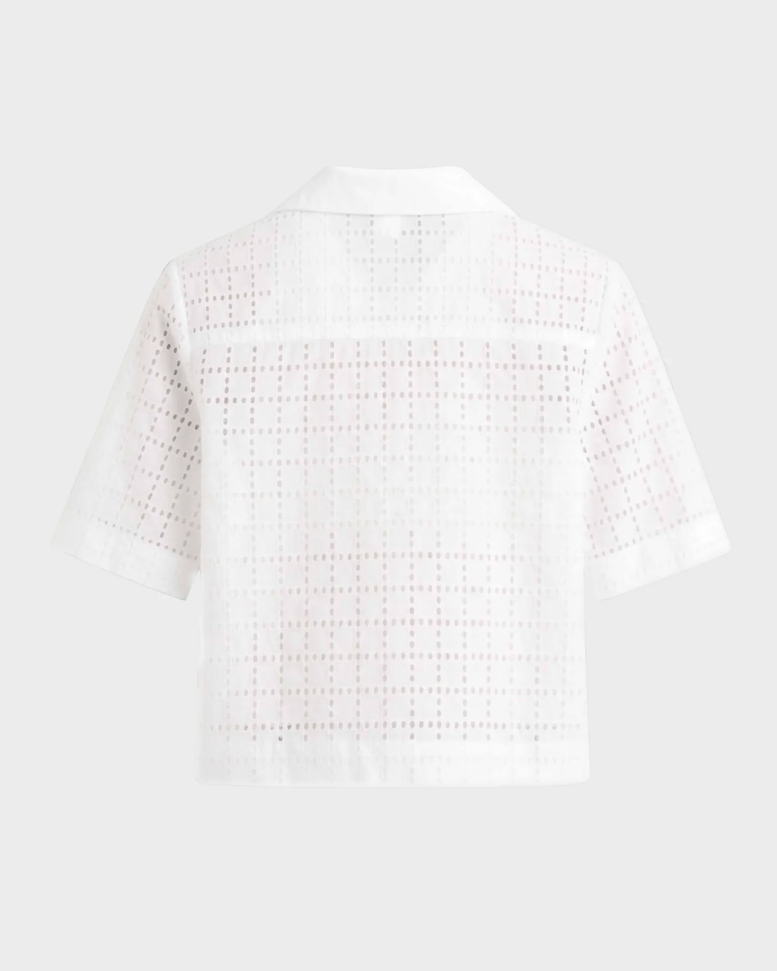 Vilebrequin - Geometrisches Broderie-anglaise Shirt Für Damen - Tunika - Fallon - Weiss - Größe L – Bild 2