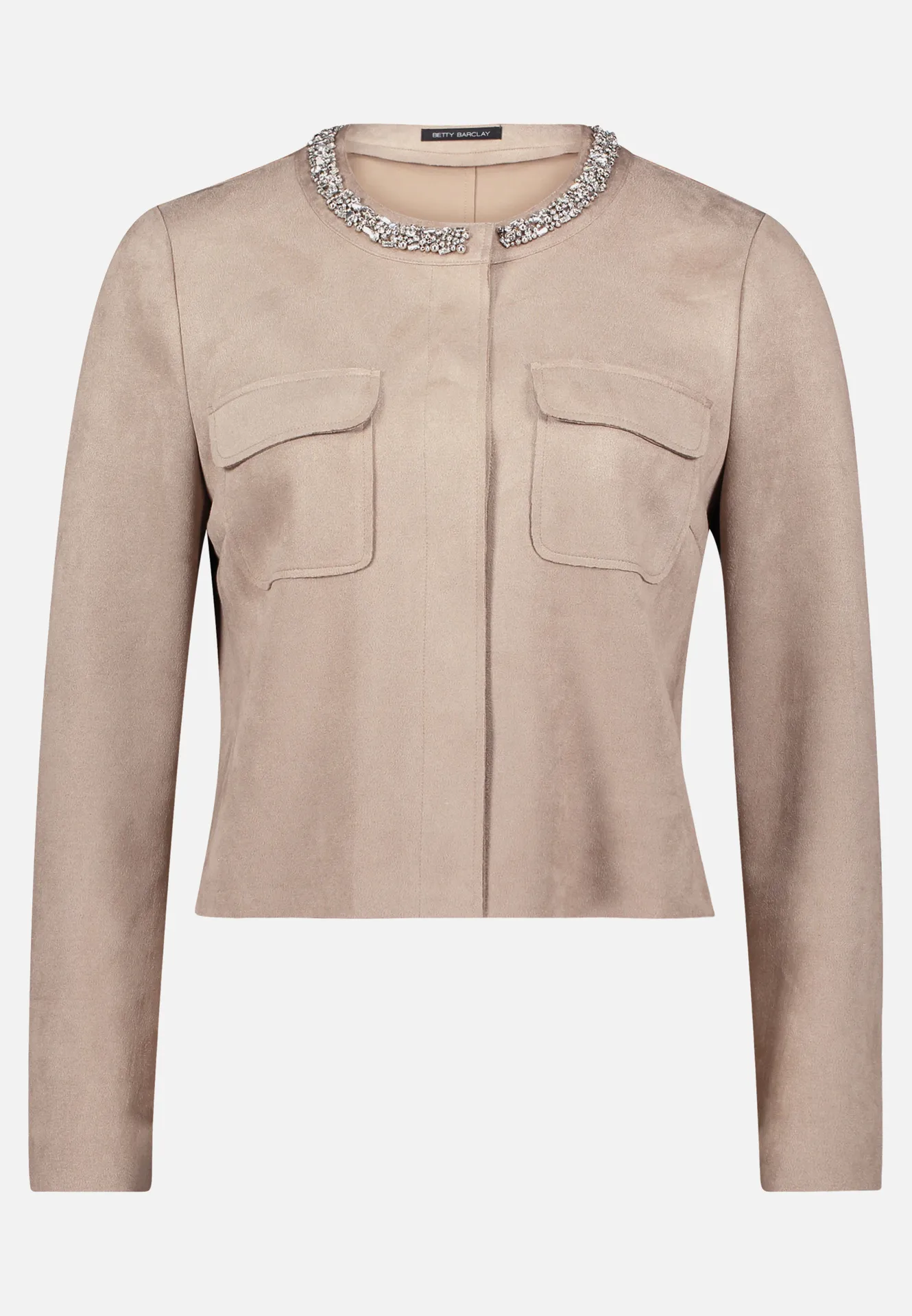 Blazer-Jacke mit aufgesetzten Taschen – Bild 3