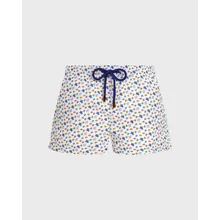 Vilebrequin - Micro Ronde Des Tortues Badeshorts Für Damen - Shorty - Fabya - Weiss - Größe XS Vilebrequin - Micro Ronde Des Tortues Badeshorts Für Damen - Shorty - Fabya - Weiss - Größe XS