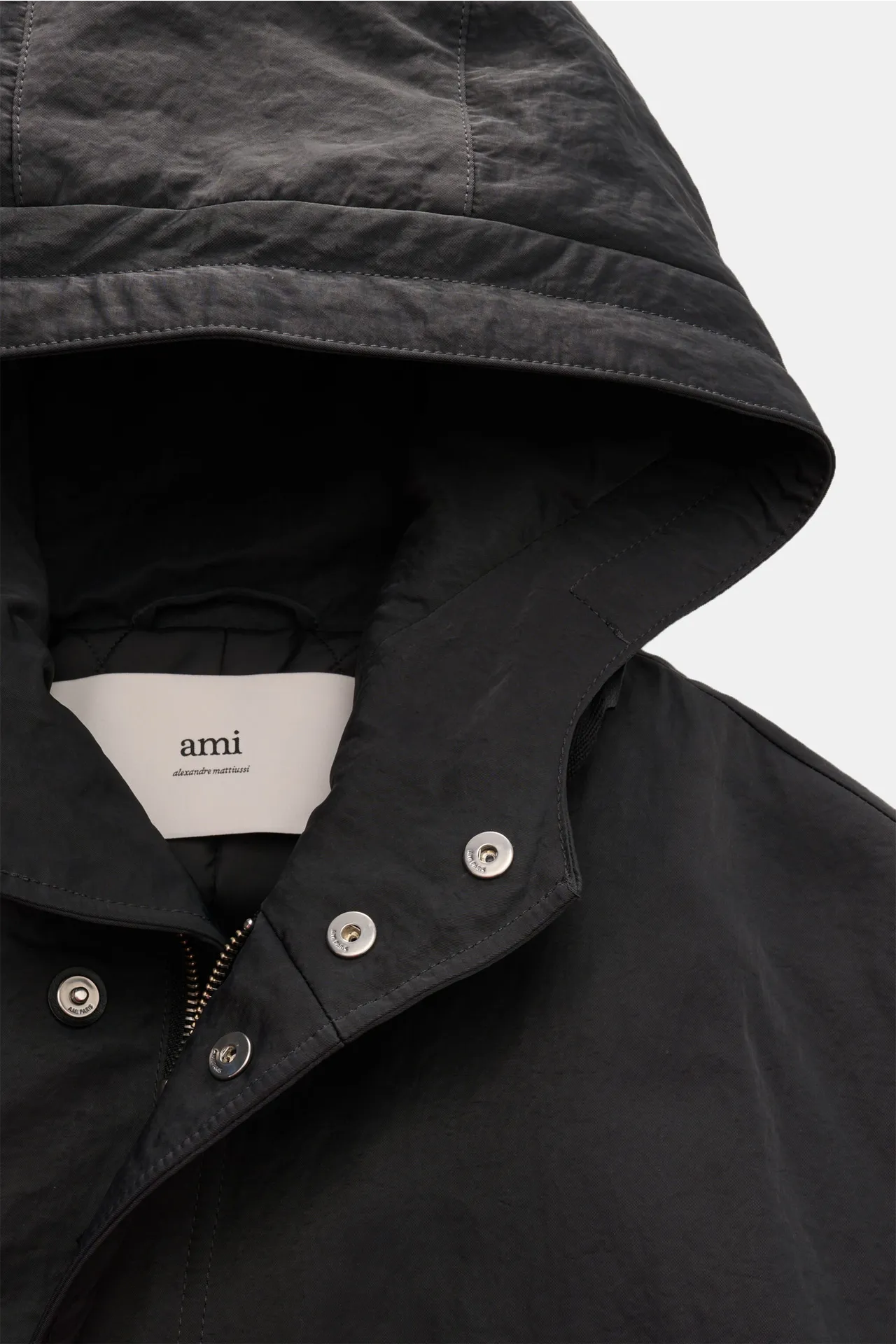 Ami Paris - Herren - Parka anthrazit – Bild 3