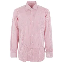 BUONAMASSA - Classic White Button-Down Shirt - Größe 45 - pink BUONAMASSA - Classic White Button-Down Shirt - Größe 45 - pink
