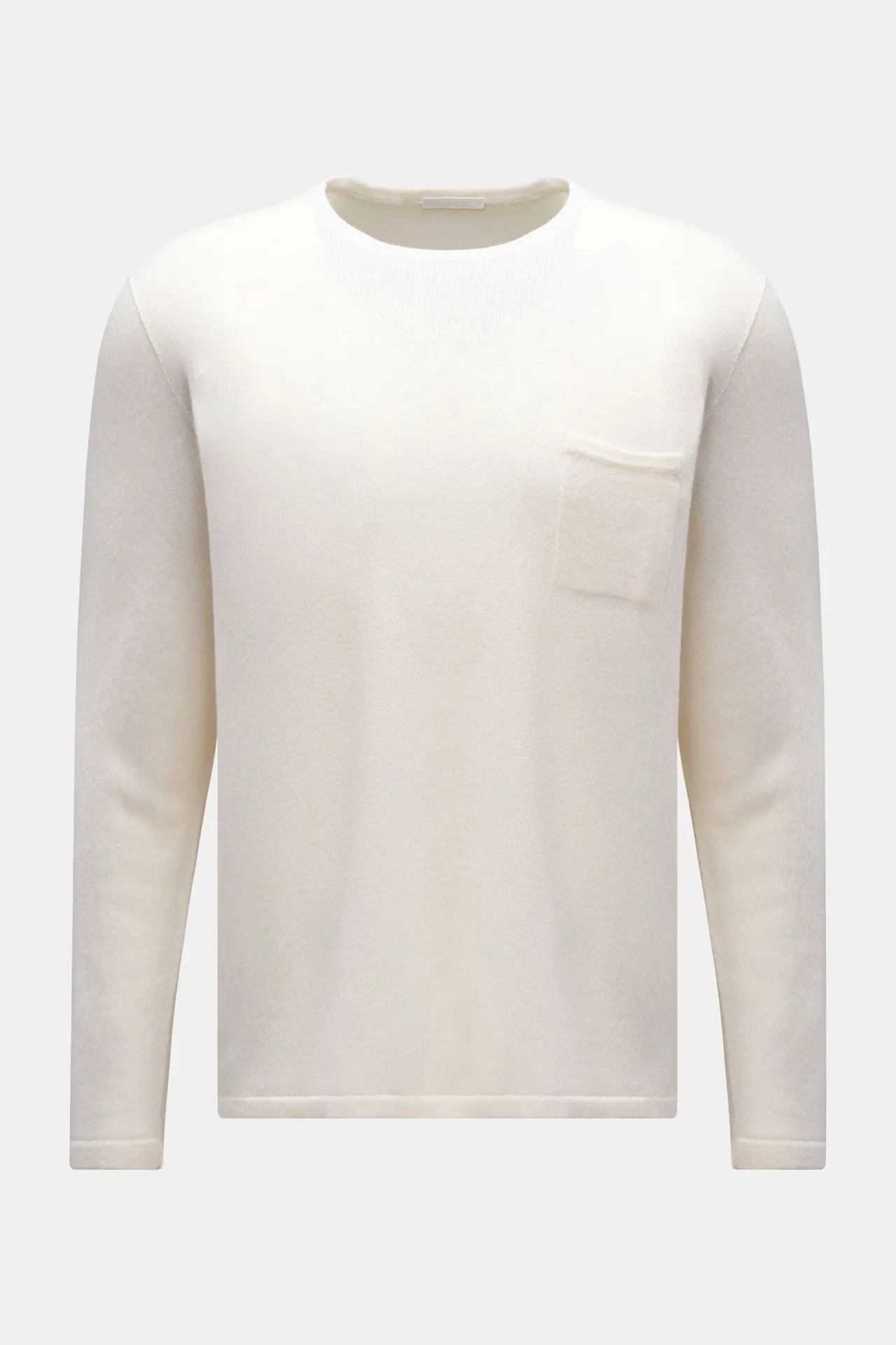 04651/ A trip in a bag - Herren - Cashmere Pullover %27The Pocket Crew%27 creme 04651/ A trip in a bag - Herren - Cashmere Pullover %27The Pocket Crew%27 creme