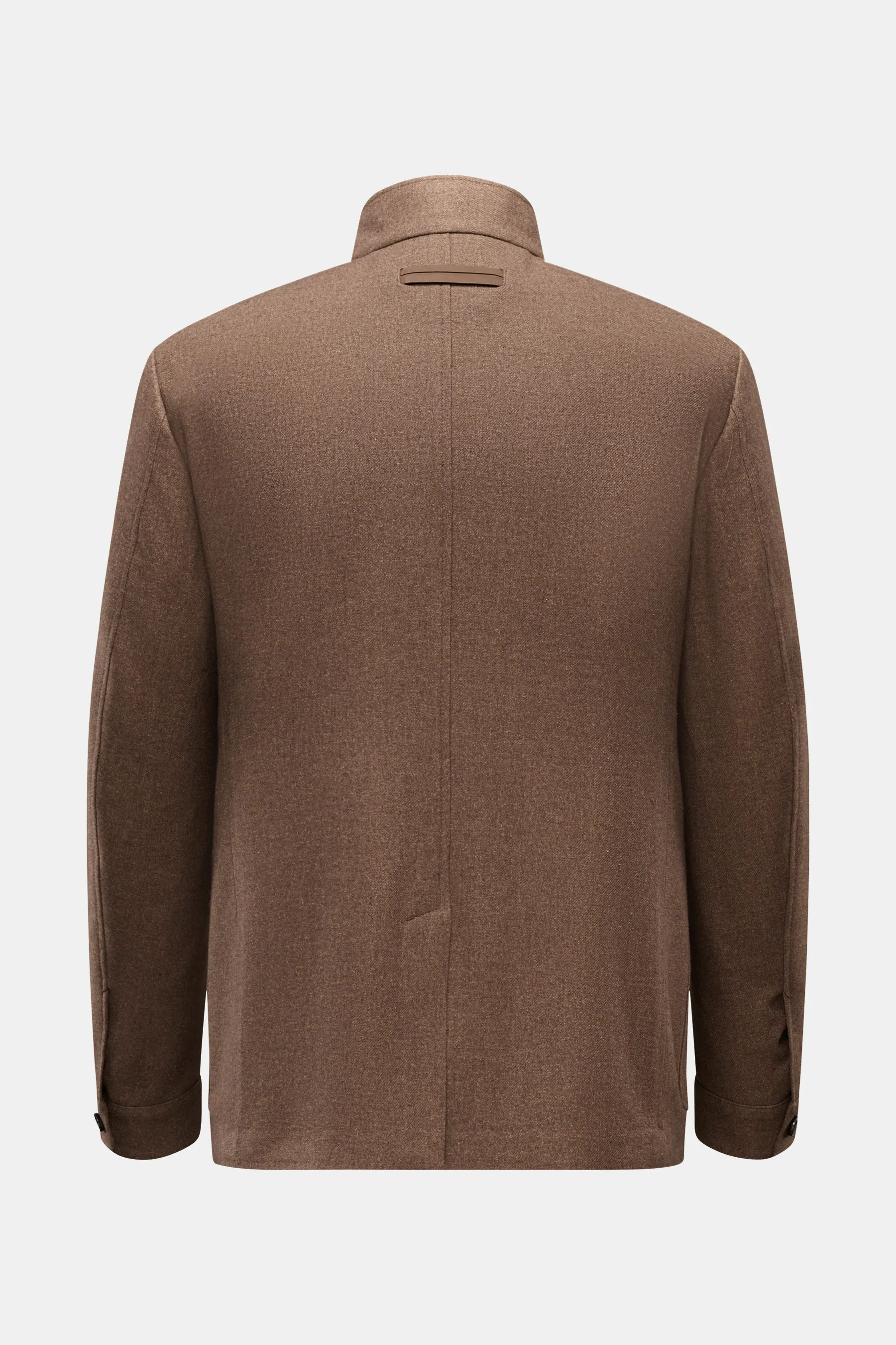 Zegna - Herren - Jacke braun meliert – Bild 2