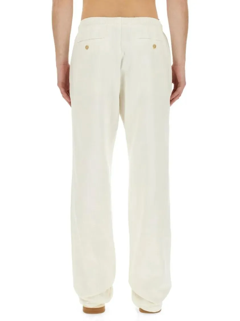 Palm Angels - Pants With Logo - Größe 50 - weiß – Bild 3