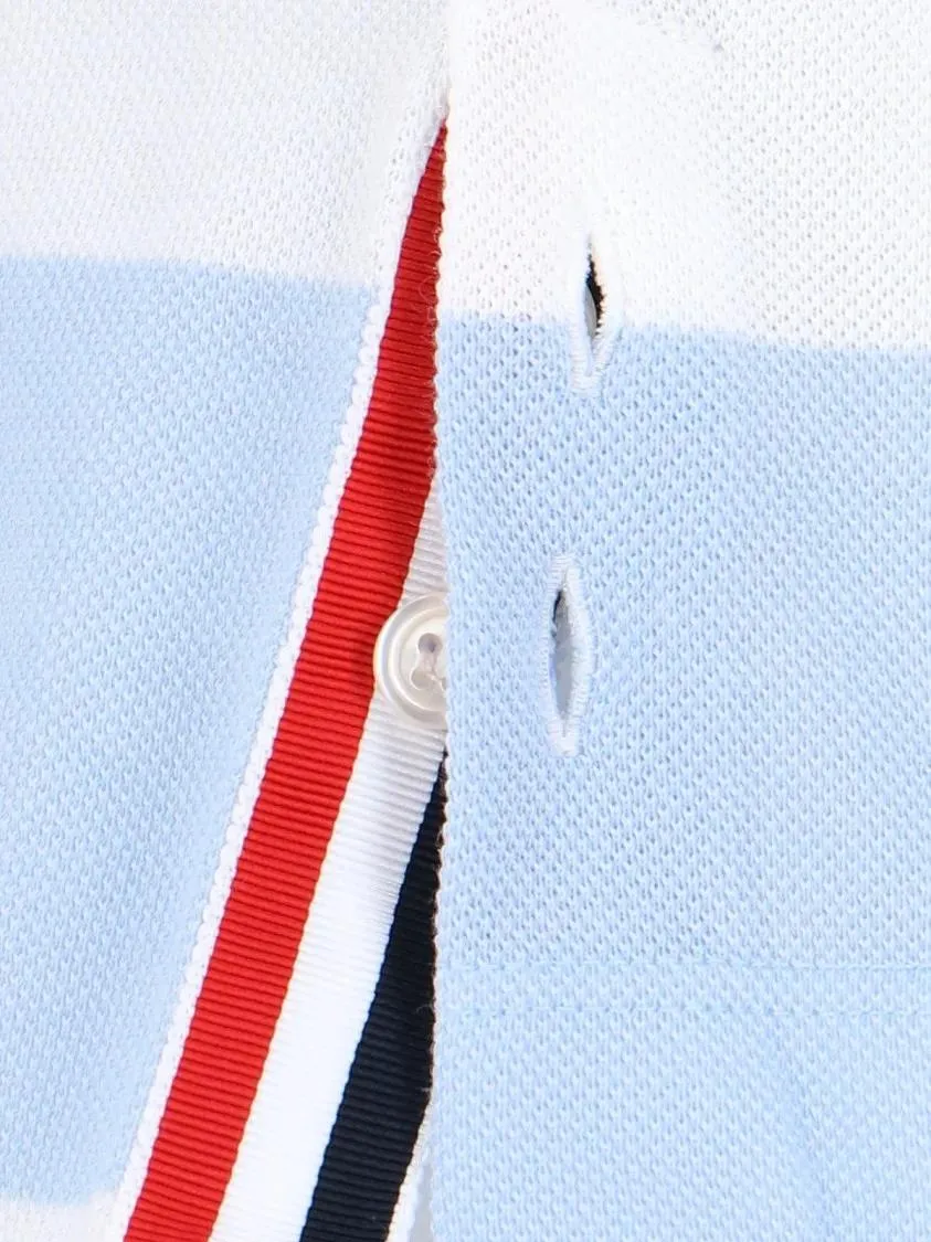 Thom Browne - "Striped T-Shirt" – Blue - Größe 00 - blau – Bild 3