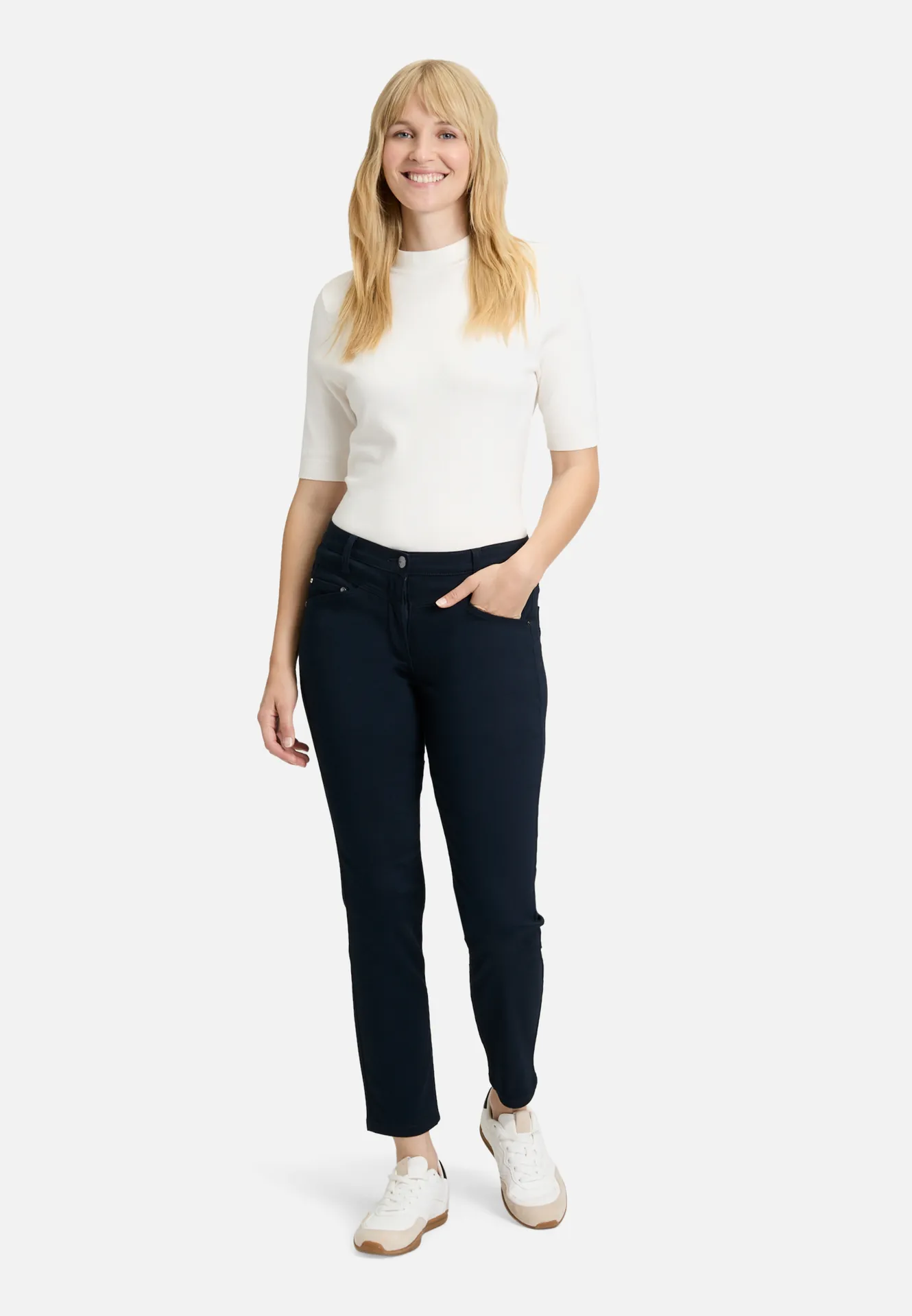 Casual-Hose Slim Fit – Bild 2