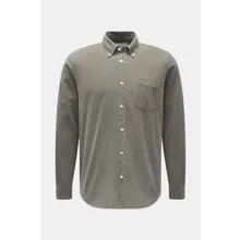 Closed - Herren - Cordhemd Button-Down-Kragen graugrün Closed - Herren - Cordhemd Button-Down-Kragen graugrün