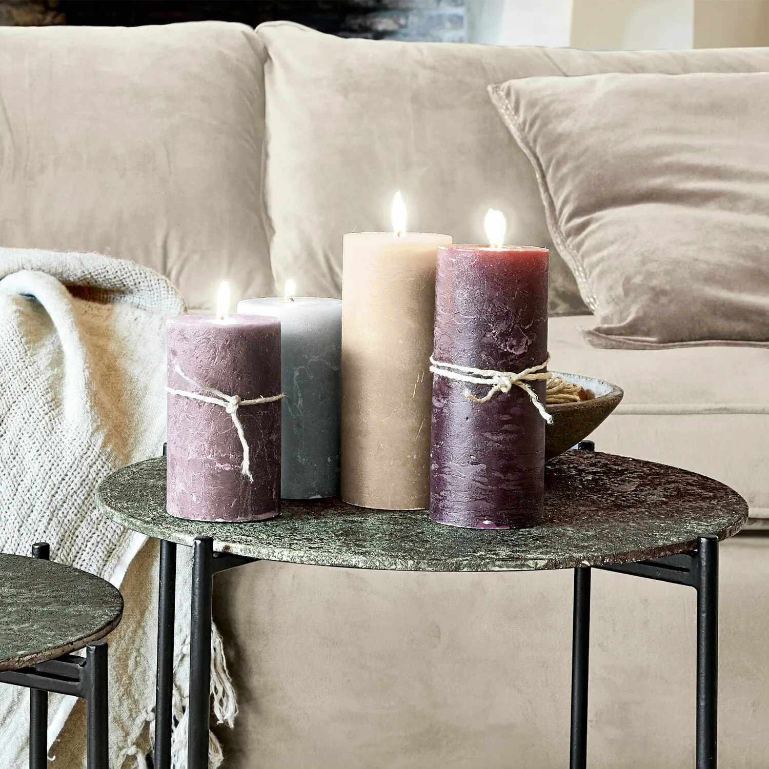 Kerze 4er Set Berekua – Bild 5