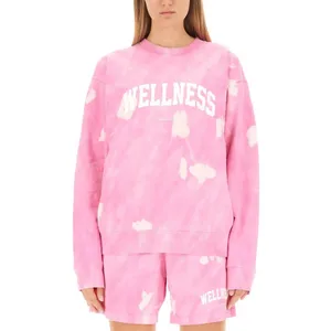 Sporty And Rich - Relaxed Fit Tie-Dye Sweatshirt - Größe S - pink Sporty And Rich - Relaxed Fit Tie-Dye Sweatshirt - Größe S - pink