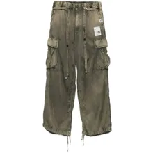 Maison Mihara Yasuhiro - Satin Cargo Pants Khaki - Größe 36 - grau Maison Mihara Yasuhiro - Satin Cargo Pants Khaki - Größe 36 - grau