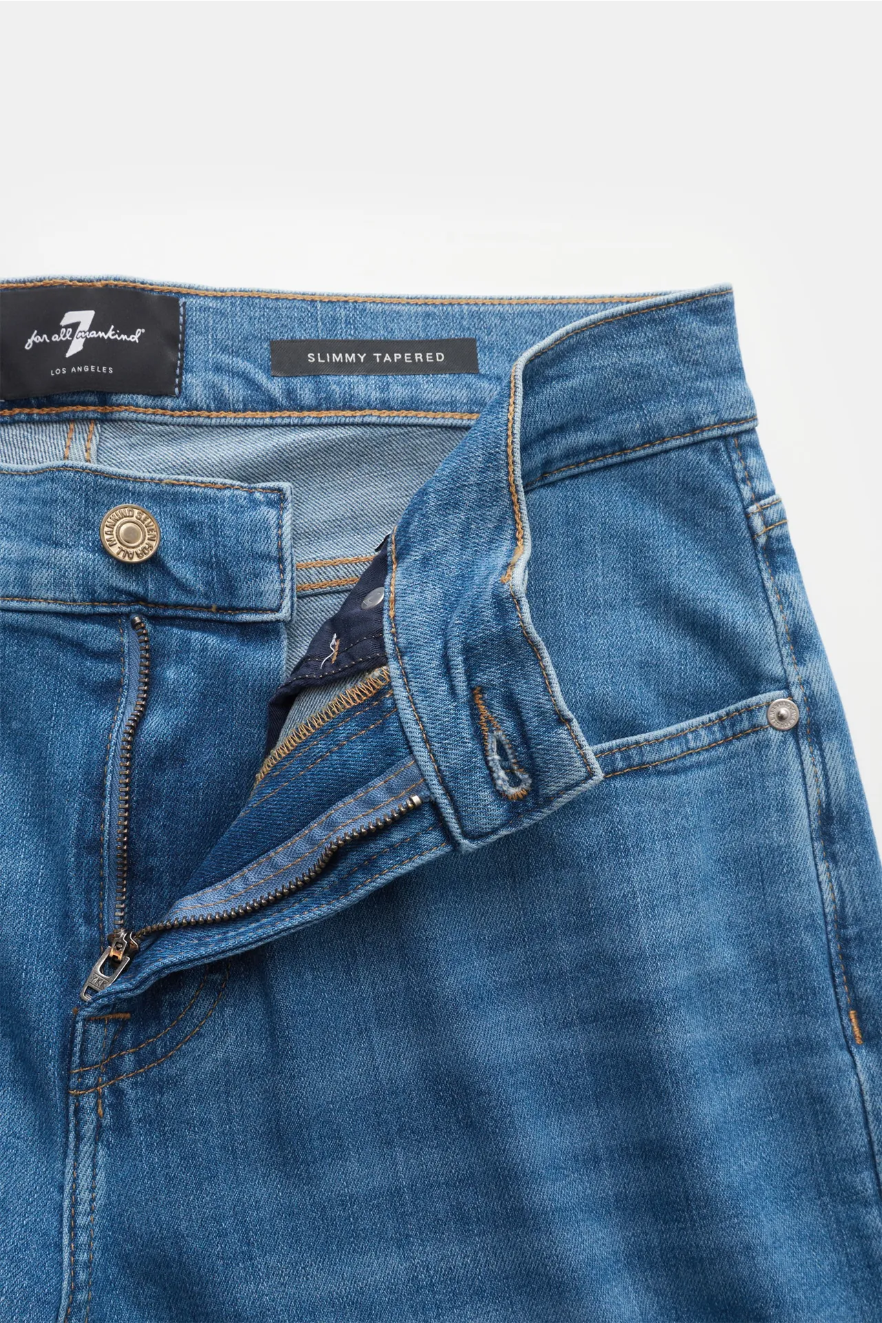 7 for all mankind - Herren - Jeans 'Slimmy Tapered' blau – Bild 4