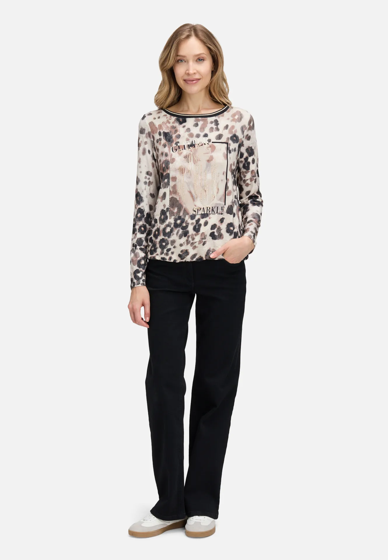 Casual-Shirt mit Gummizug